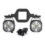 Tow Hitch Mount with 3.5 in Dynamic DRL LED Pods, Backup Reverse Lights for 2.5 in Receivers - view 2
