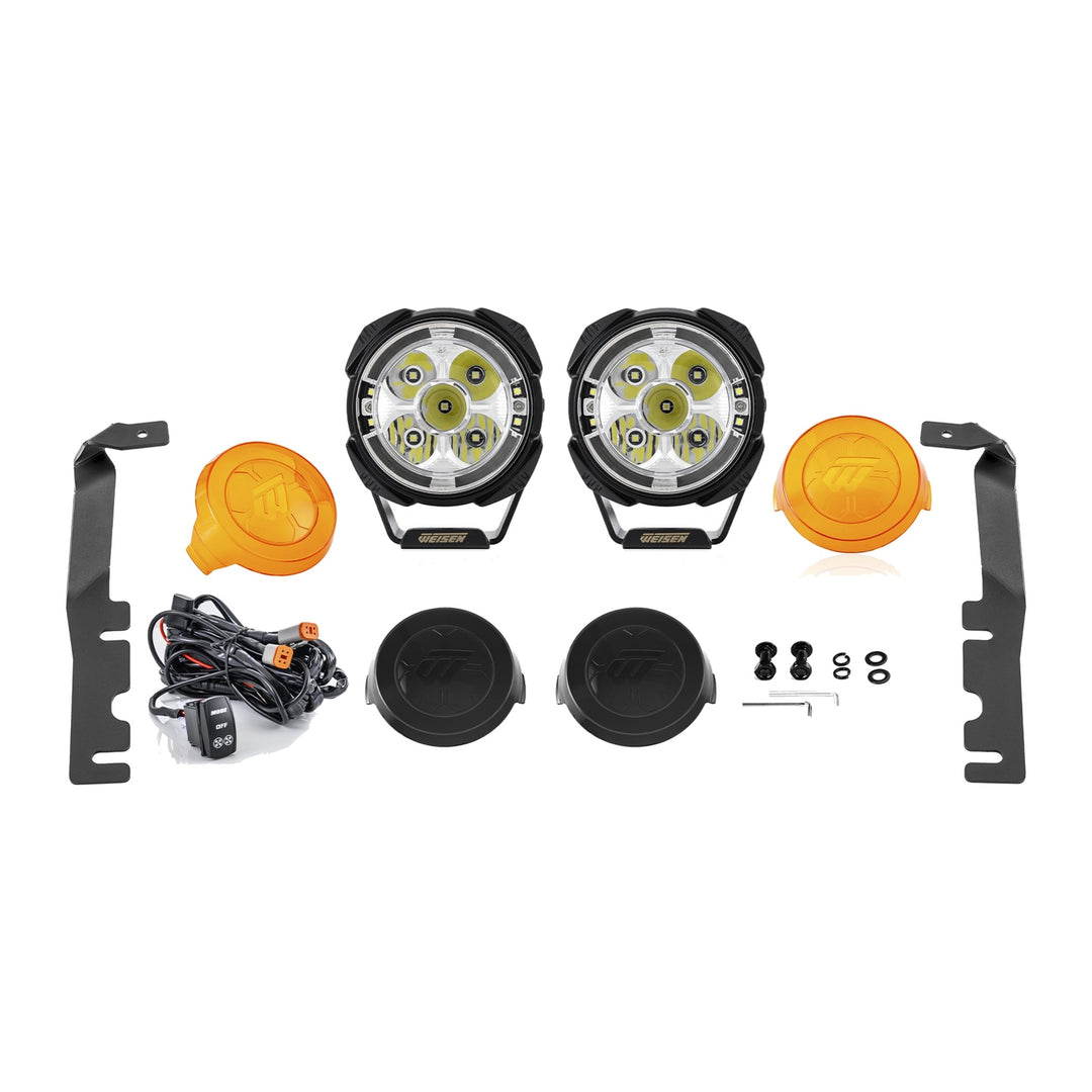 3.5 in LED Ditch Light Kit with Dynamic DRL for 2019-2024 Ram 1500