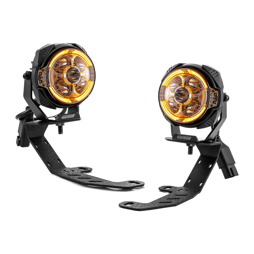 3.5 in LED Ditch Light Kit with Dynamic DRL for 2022-2026 Chevy Silverado & GMC Sierra 1500