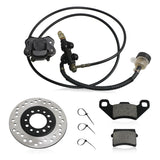Hydraulic Rear Brake Caliper Cylinder Assy + Disc Pad for 150cc 200cc 250cc ATV – product image 2