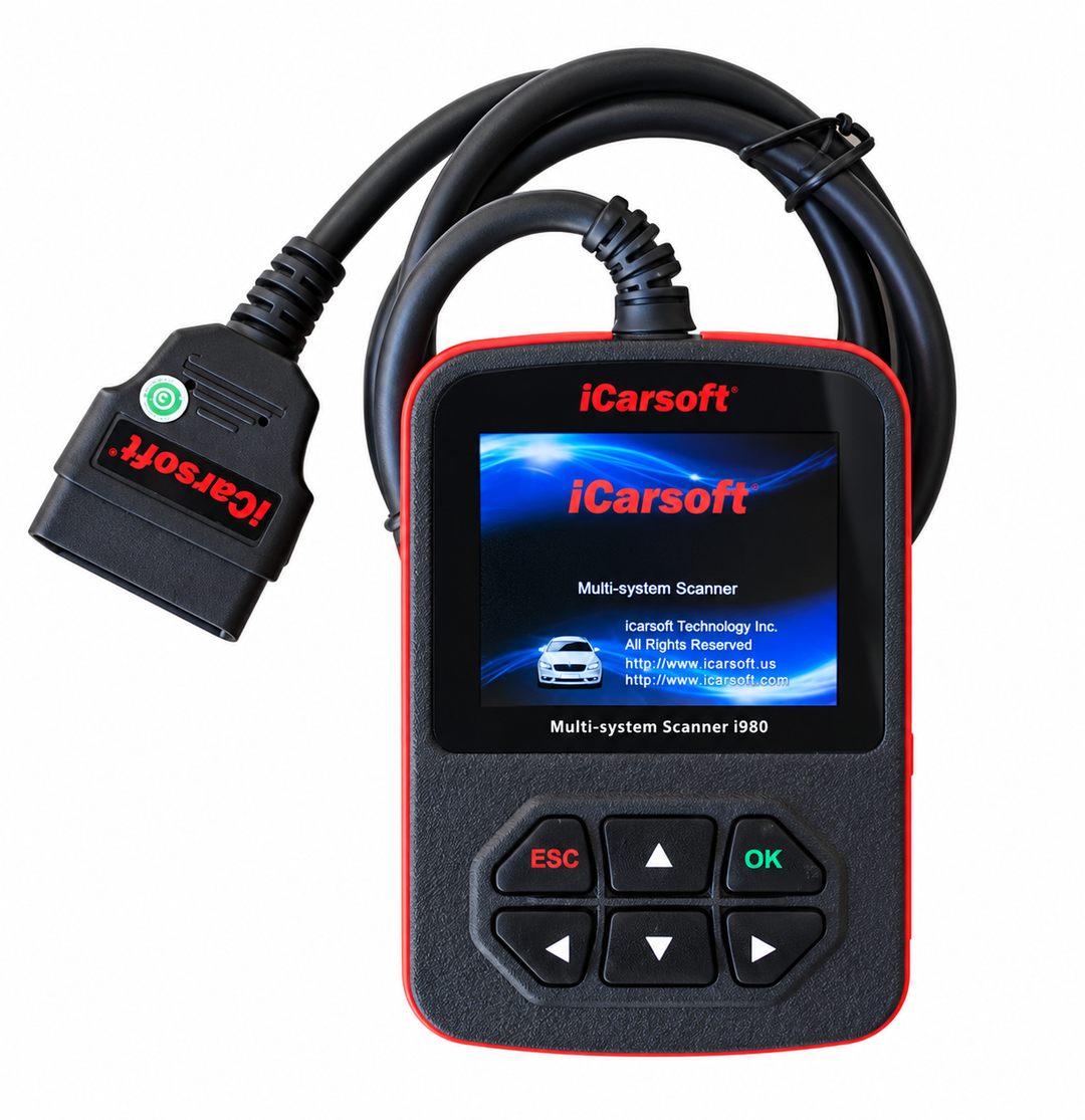 OBD2 Multi-System Diagnostic Scanner for Mercedes-Benz iCarsoft i980 — studio product image 01