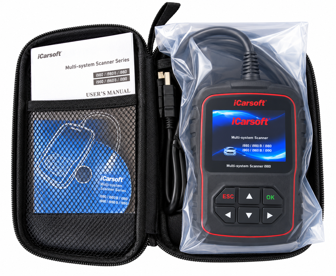 OBD2 Multi-System Diagnostic Scanner for Mercedes-Benz iCarsoft i980 — studio product image 05