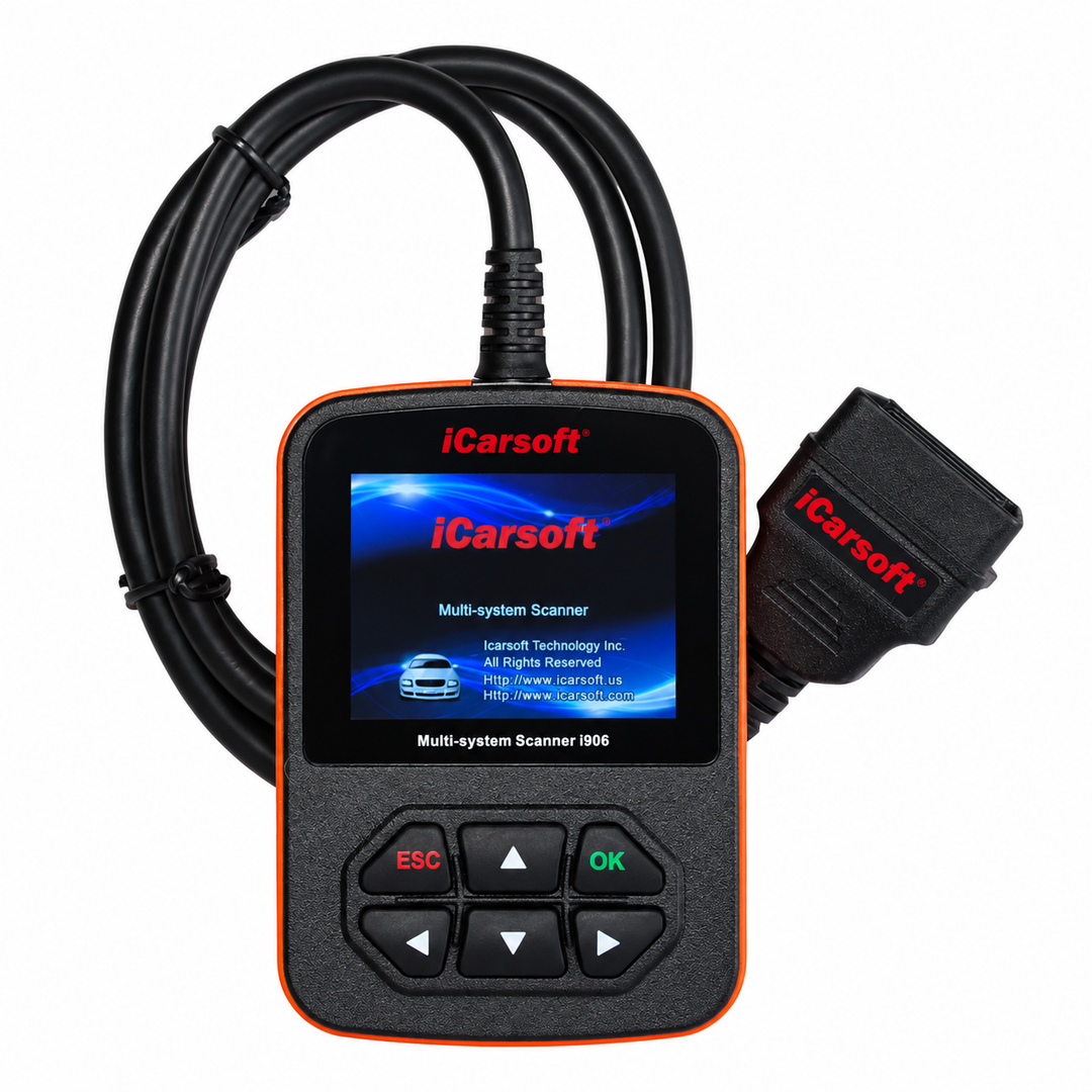 OBD2 Multi-System Diagnostic Scanner for Volvo Saab iCarsoft i906 — studio product image 01