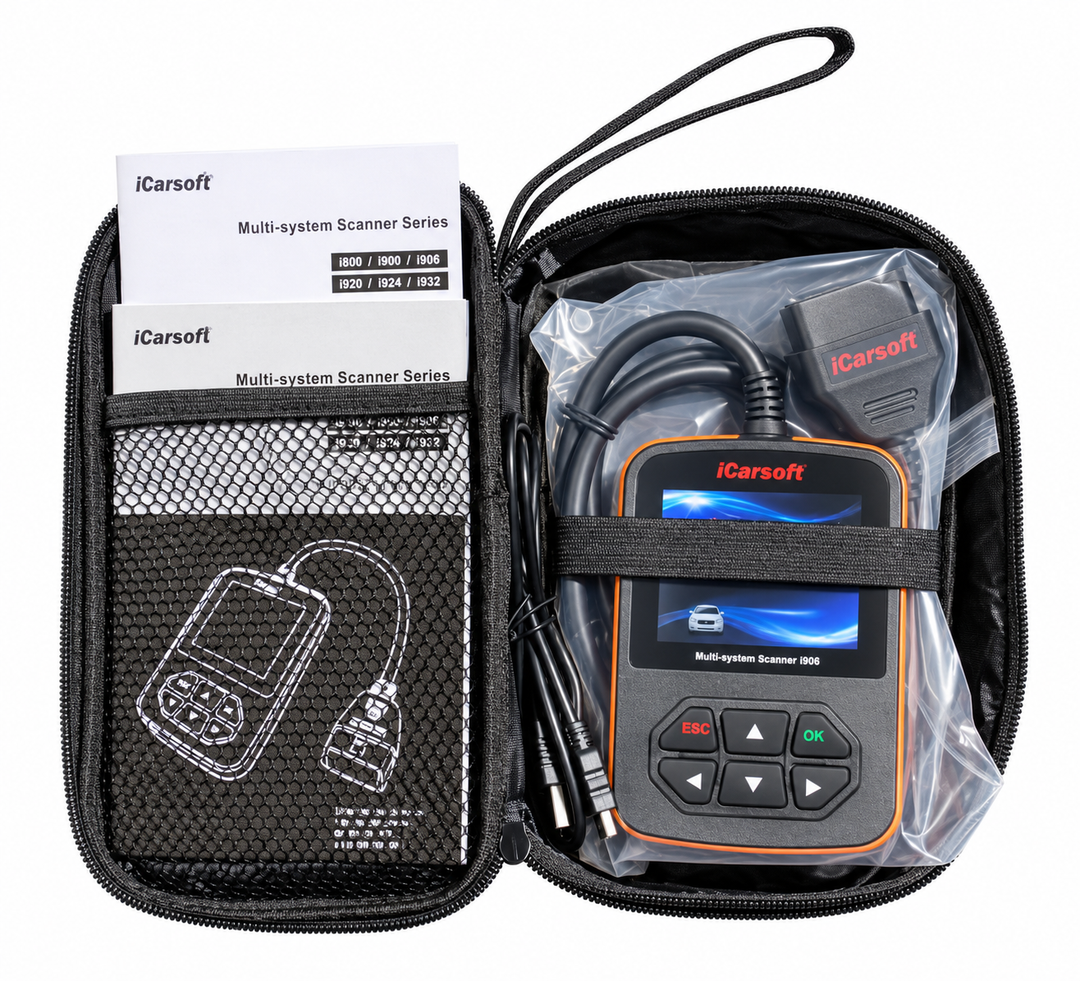 OBD2 Multi-System Diagnostic Scanner for Volvo Saab iCarsoft i906 — studio product image 02