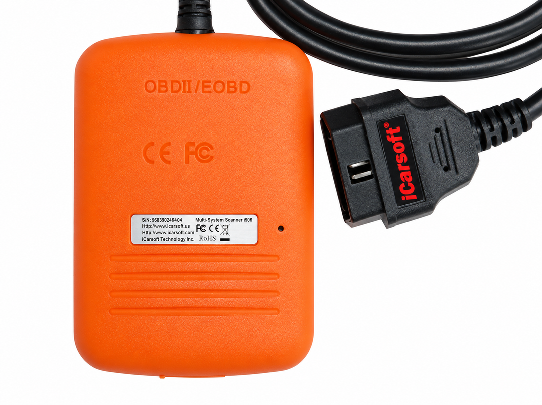 OBD2 Multi-System Diagnostic Scanner for Volvo Saab iCarsoft i906 — studio product image 03