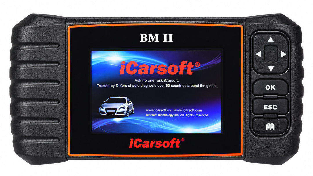 OBD2 Diagnostic Scanner for BMW MINI Rolls-Royce iCarsoft BM II — studio product image 01