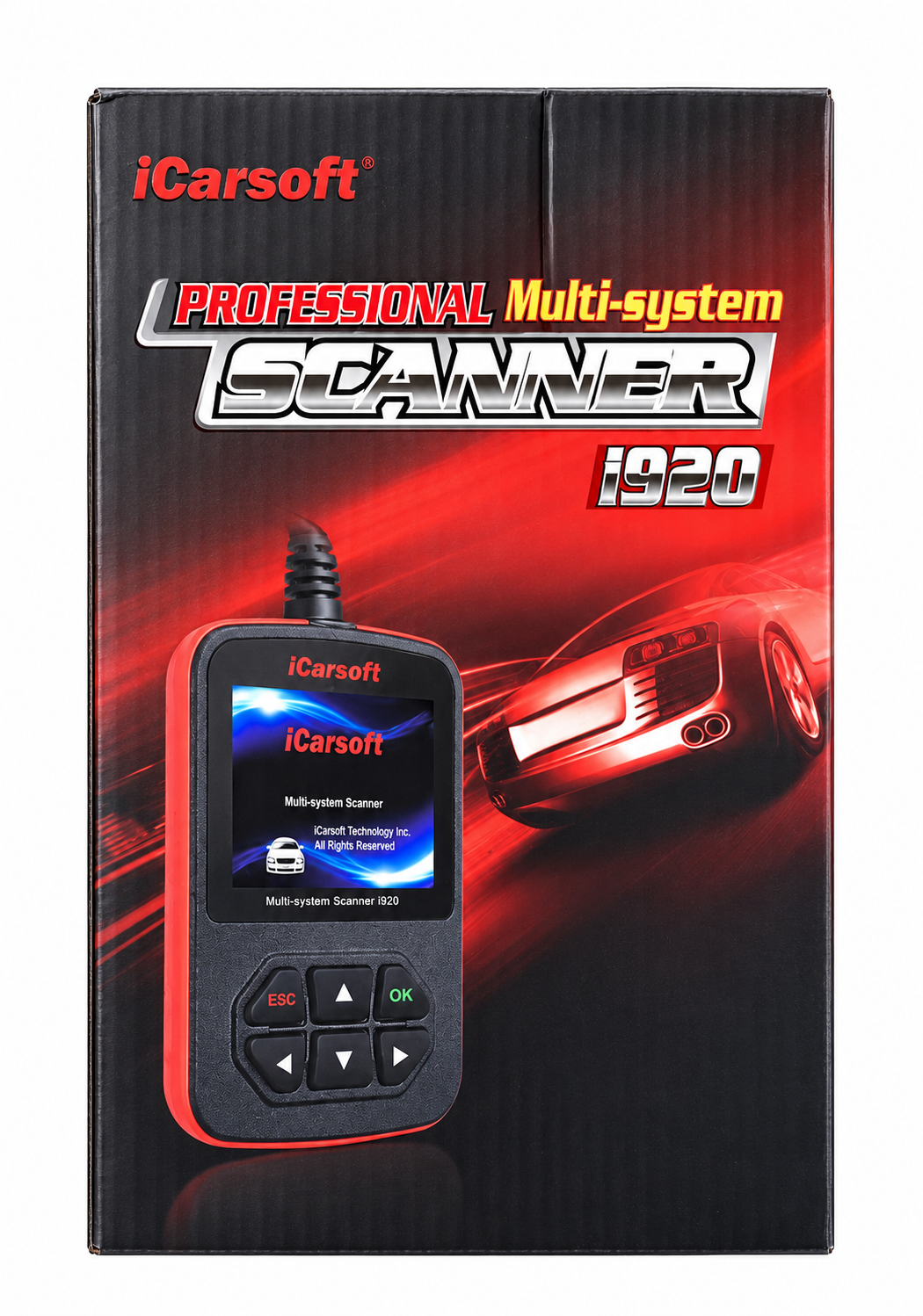 OBD2 Multi-System Diagnostic Scanner for Ford Lincoln Mercury Holden iCarsoft i920 — studio product image 06