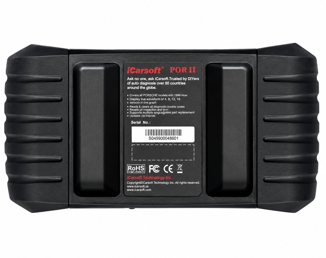 OBD2 Diagnostic Scanner for Porsche Vehicles iCarsoft POR II — studio product image 04