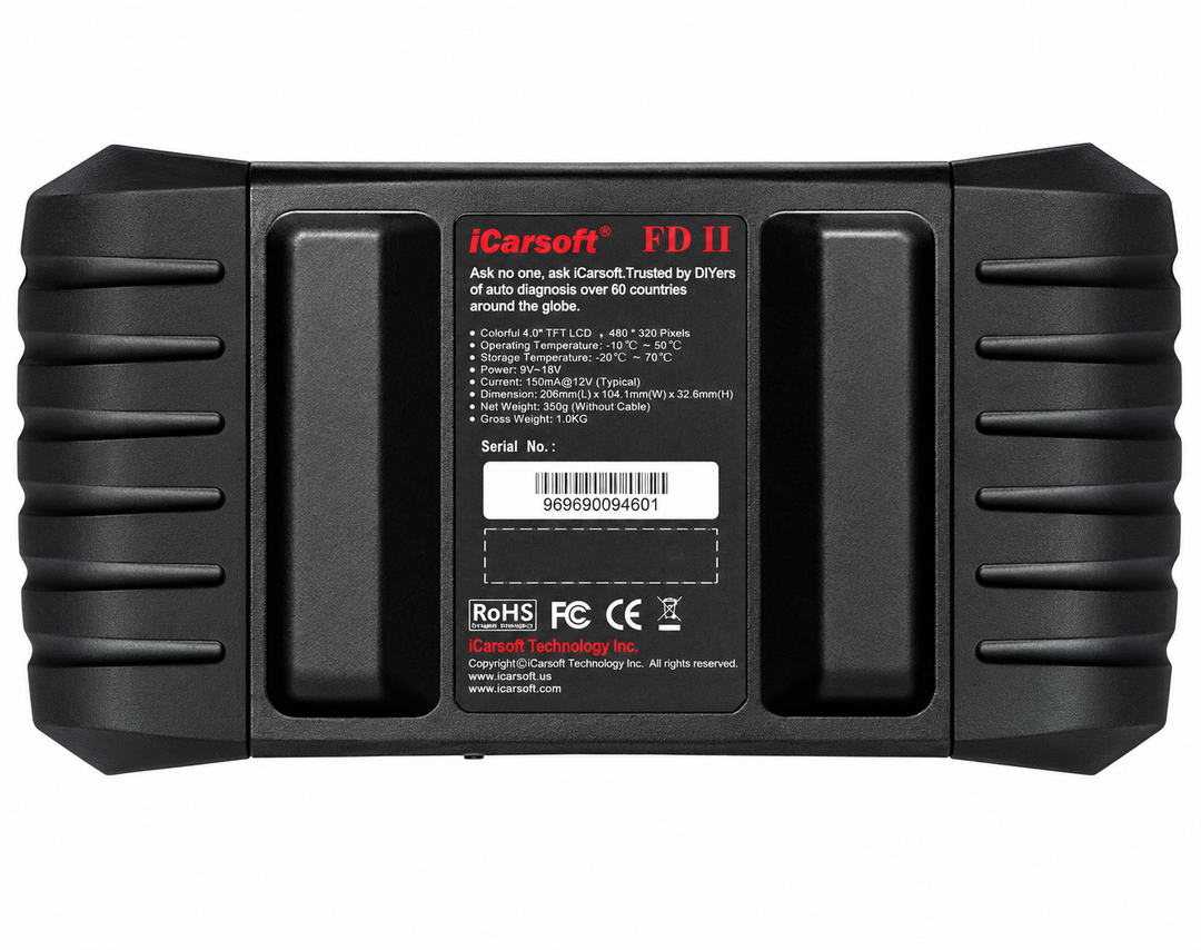 OBD2 Diagnostic Scanner for Ford Lincoln Mercury Holden iCarsoft FD II — studio product image 04