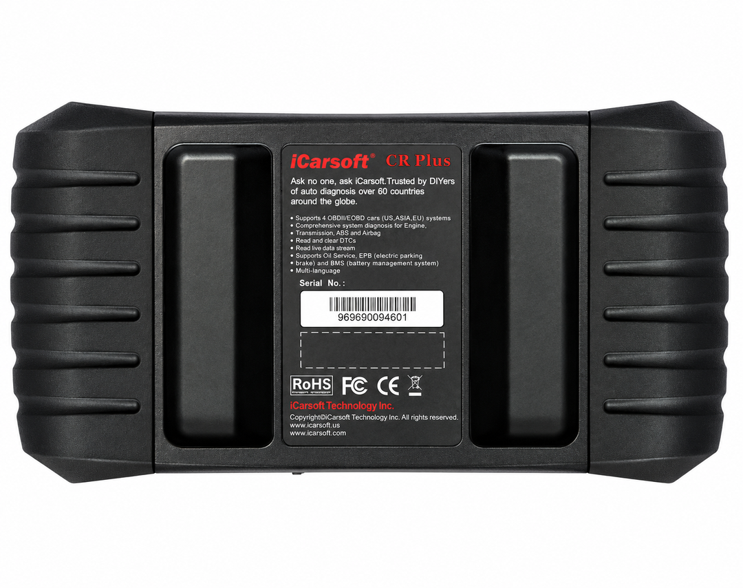 Four-System Multi-Brand OBD2 Diagnostic Scanner iCarsoft CR Plus — studio product image 04