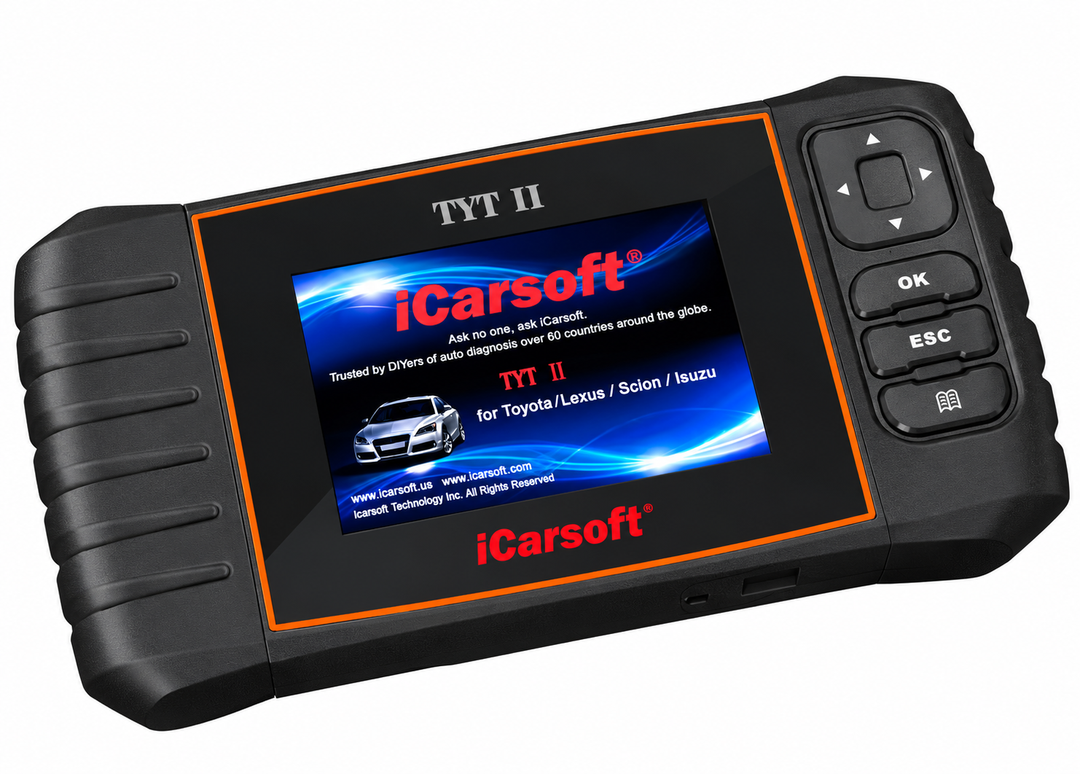 OBD2 Diagnostic Scanner for Toyota Lexus Scion Isuzu iCarsoft TYT II — studio product image 03