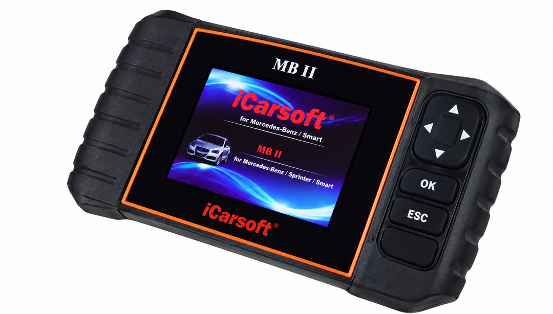 OBD2 Diagnostic Scanner for Mercedes-Benz Sprinter Smart iCarsoft MB II — studio product image 02