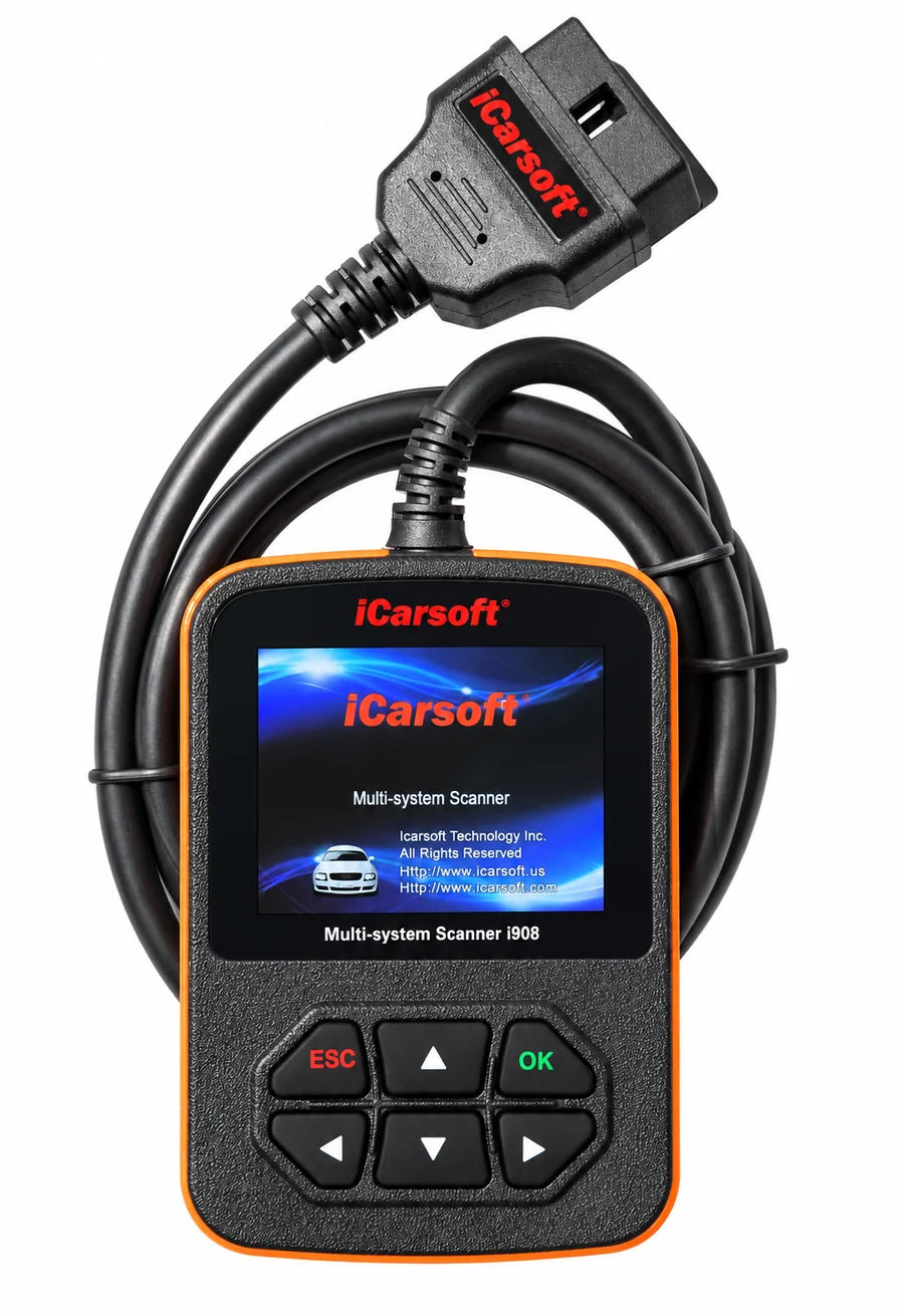 OBD2 Multi-System Scanner for Audi Volkswagen VW SEAT Skoda iCarsoft i908