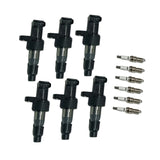Ignition Coil and Iridium Spark Plug Set for 2003-2008 Jaguar S-Type X-Type 3.0L UF435