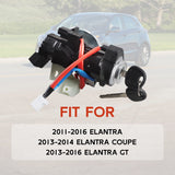 Ignition Lock Cylinder Assembly Switch & Keys Fit for 11-16 Hyundai Elantra 819003XF00 – product image 10