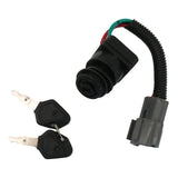 Ignition Starter Switch with Keys for Kubota Backhoe Loaders