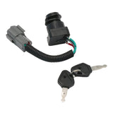 Ignition Starter Switch with Keys for Kubota Backhoe Loaders