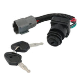 Ignition Starter Switch with Keys for Kubota Backhoe Loaders