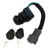 Ignition Starter Switch with Keys for Kubota Backhoe Loaders