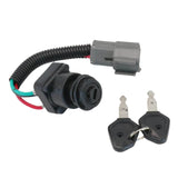 Ignition Starter Switch with Keys for Kubota Backhoe Loaders