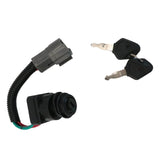 Ignition Starter Switch with Keys for Kubota Backhoe Loaders