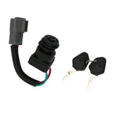 Ignition Starter Switch with Keys for Kubota Backhoe Loaders