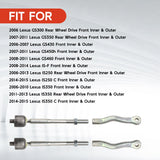 Inner & Outer Tie Rod End Kit for Lexus GS350 GS460 IS250 IS350 RWD 4546330130 – product image