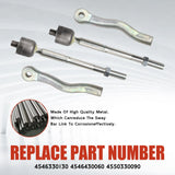 Inner & Outer Tie Rod End Kit for Lexus GS350 GS460 IS250 IS350 RWD 4546330130 – product image 2