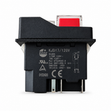 KJD17/120V 120V 16A 5-Pin Pushbutton Switch