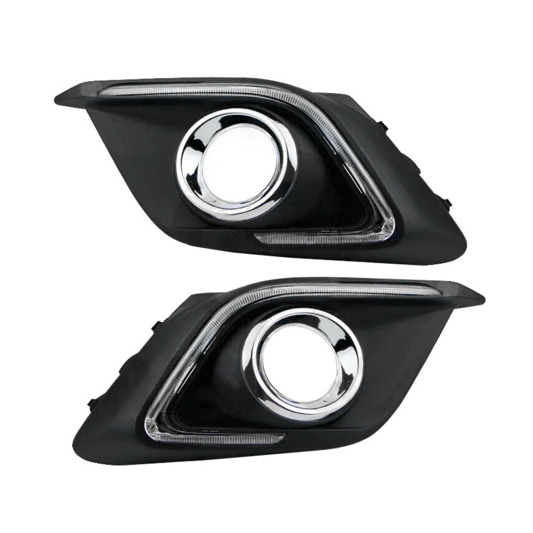 LED Fog Light DRL Set White and Yellow for 2014-2016 Mazda 3