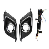 LED Fog Light DRL Set White and Yellow for 2014-2016 Mazda 3