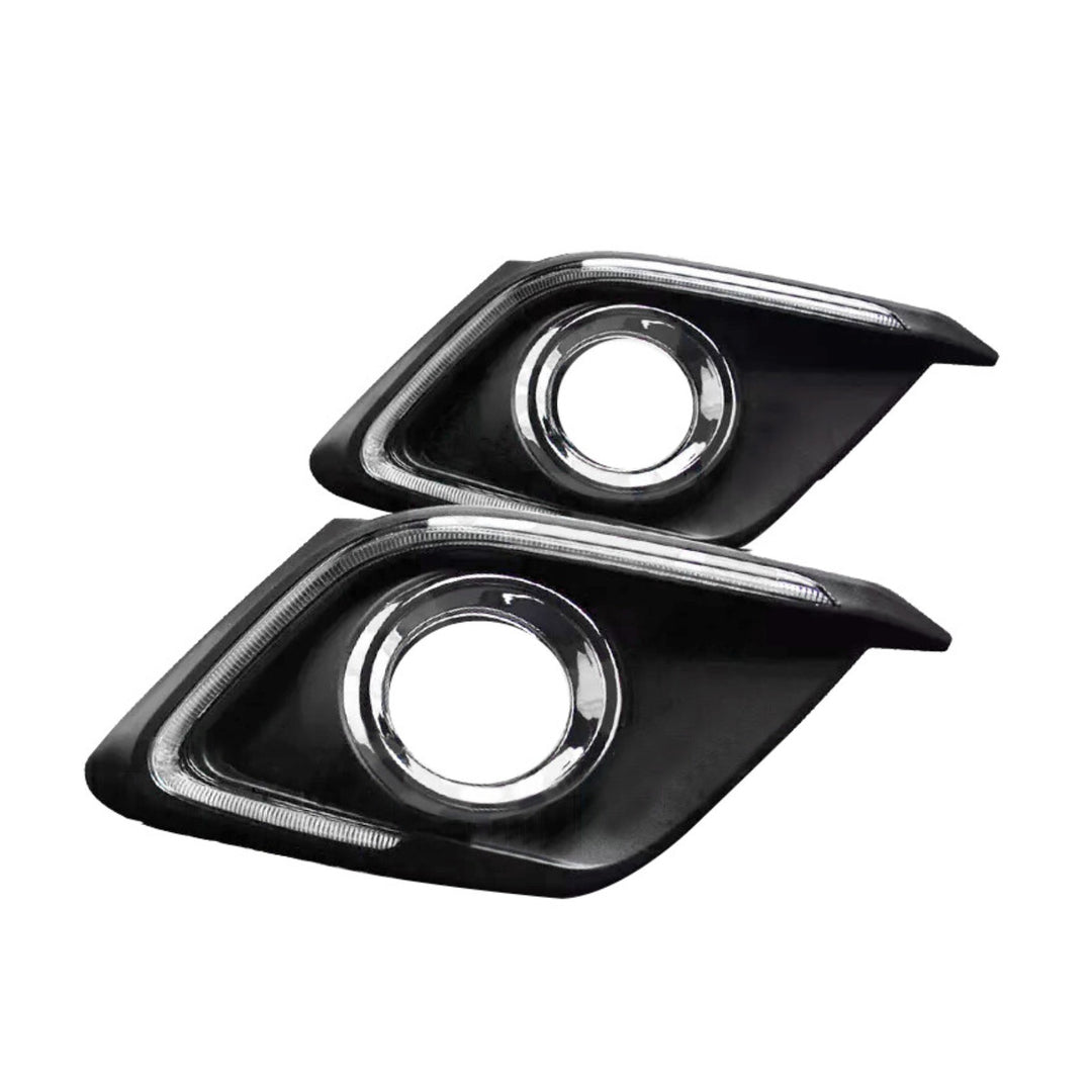 LED Fog Light DRL Set White and Yellow for 2014-2016 Mazda 3
