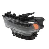 LED Headlight For 2019-2024 Ram 2500 3500 w/ Bulb Black Bezel LH RH Pair – product image