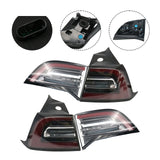 LED Tail Light Set of 4, Inner and Outer, for 2017-2020 Tesla Model 3
