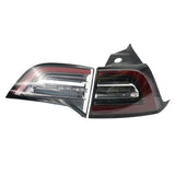 LED Tail Light Set of 4, Inner and Outer, for 2017-2020 Tesla Model 3