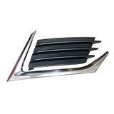 Left Rear Lower Grille Cover with Chrome Trim for 2018-2021 Lexus NX
