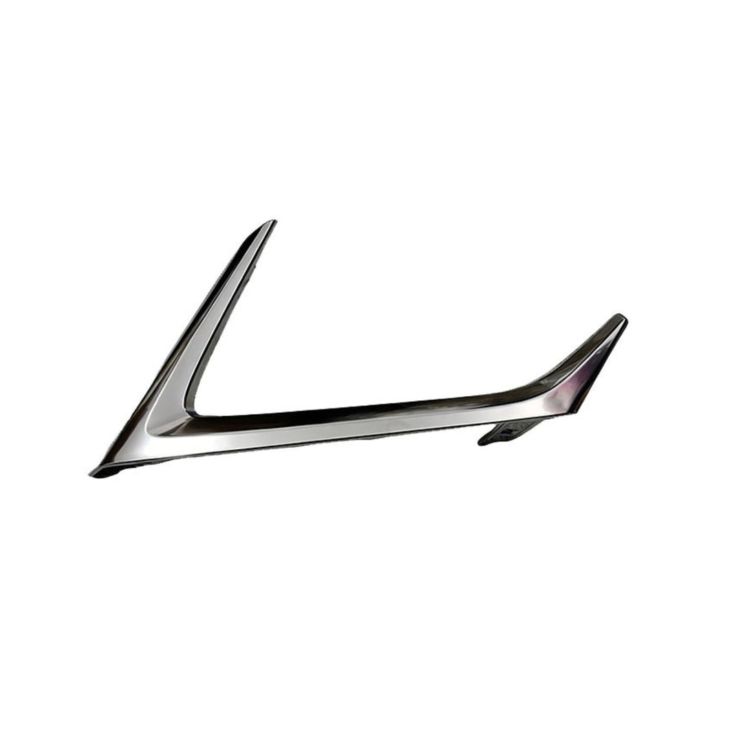 Left Rear Lower Grille Cover with Chrome Trim for 2018-2021 Lexus NX