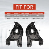 Left Right Front Lower Control Arm Assembly for Dodge Ram 1500 2002-2005 – product image 3