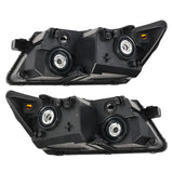 Left Right Headlamp Pair Black Trim For 2009-2020 Dodge Journey – product image 5