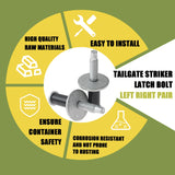 Left Right Rear Tailgate Striker Latch Bolt for 07-18 Dodge Ram 1500 2500 3500 – product image 4