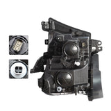 LH Driver Chrome Halogen Headlight Assembly w/ Bezels For 2019-23 Dodge Ram 1500 – product image