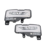 LH+RH LED Fog Lights w/Bezels Wiring Kit + Switch For 2016-2018 GMC Sierra 1500 – product image