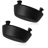 LH + RH Rear Bumper Dome Bolt Cover Caps for 2005-2015 Toyota Tacoma PT228-34000-BK – product image