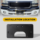 License Bracket Front Plate for 2003-2007 GMC Sierra 1500 – product image 3