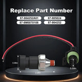 Low Oil Pressure Fuel Pump Shutoff Sensor Switch for MerCruiser 4.3L 5.0L 5.7L 87-864252A01 – product image 5