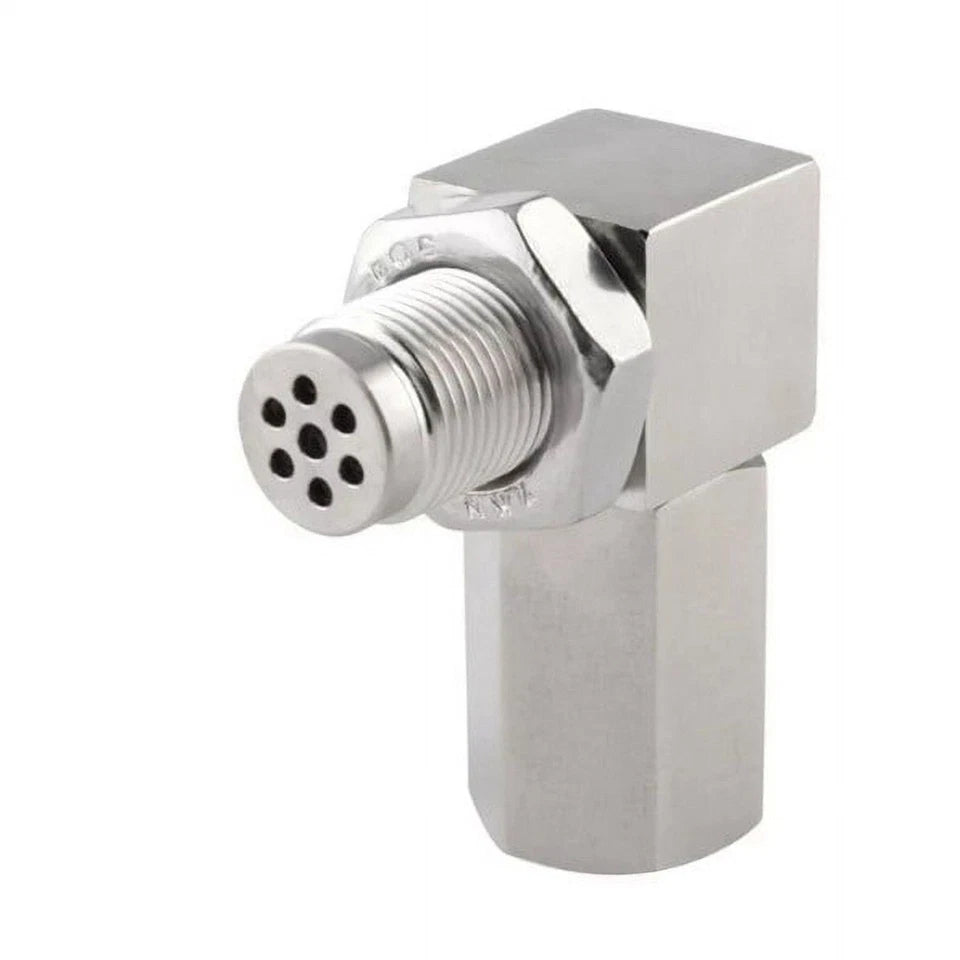M18x1.5 stainless steel 90-degree sensor adapter
