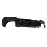 Gloss Black Rear Bumper Diffuser for 2017-2023 BMW 5 Series G30 M Sport 376556014186 – product image 5