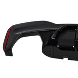 Gloss Black Rear Bumper Diffuser for 2017-2023 BMW 5 Series G30 M Sport 376556014186 – product image 9