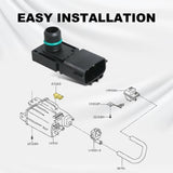 MAP Fuel Pressure Sensor for Nissan Infiniti Q60 QX70 22365-AM60A – product image 3