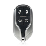 Maserati four-button proximity key detail 2